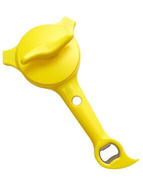 Kuhn Rikon 5-in-1 Jar & Bottle Opener NEW YELLOW